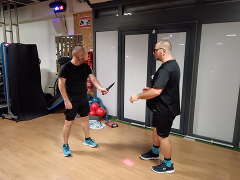 self défense falaise